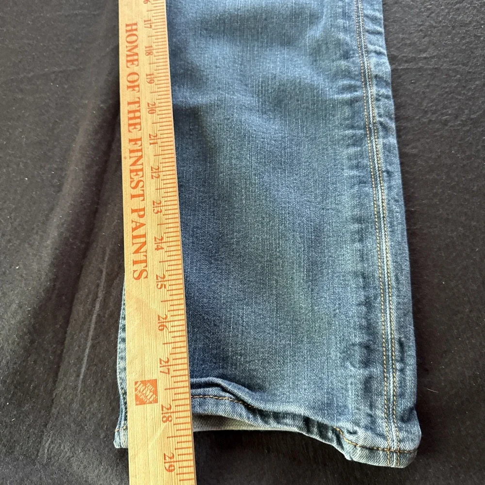 Levis 514 Mens Jeans 32x30 Blue Stone Wash Slim Straight Denim 959140006